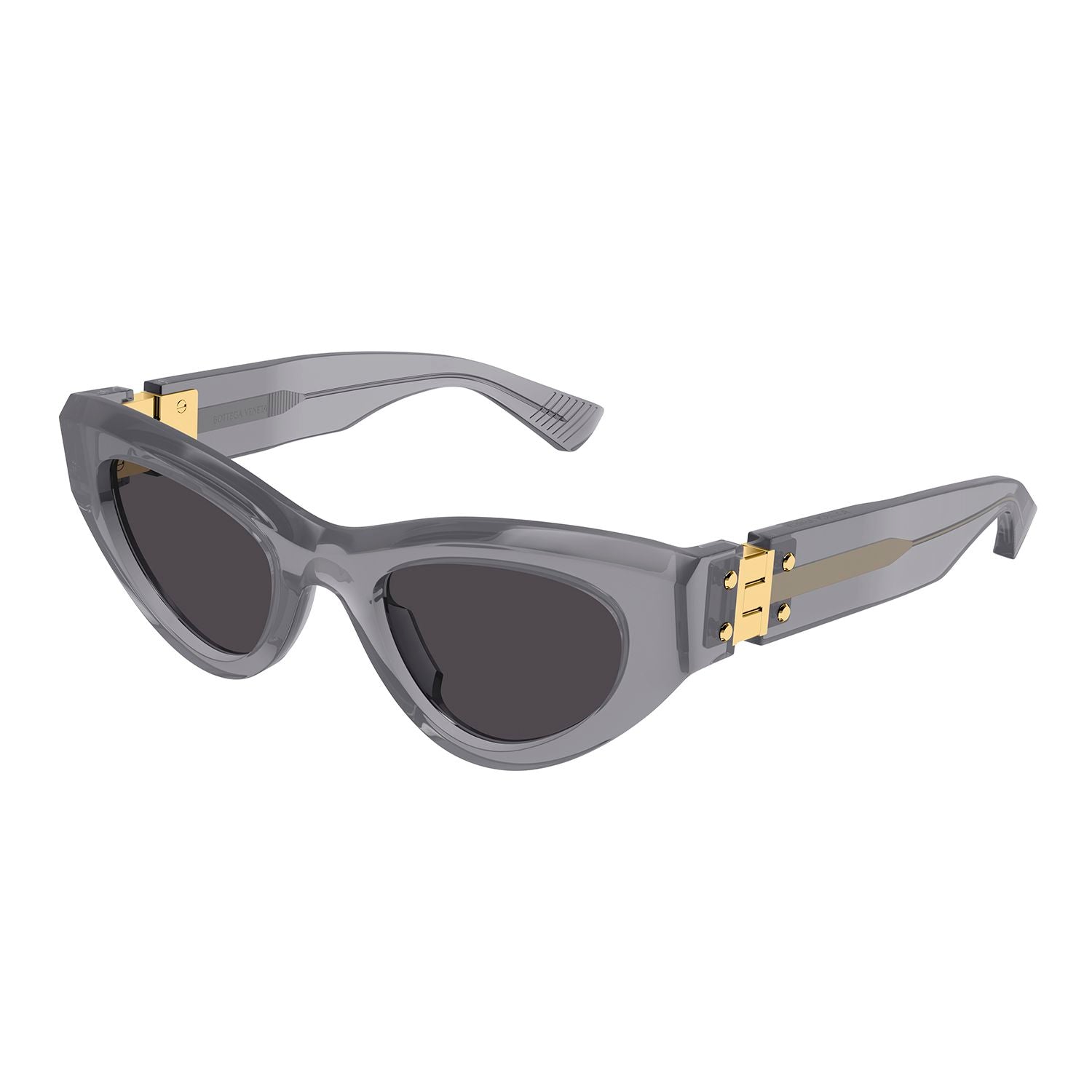 BV1142S Grey acetate Sunglasses - Shiny Transparent Grey