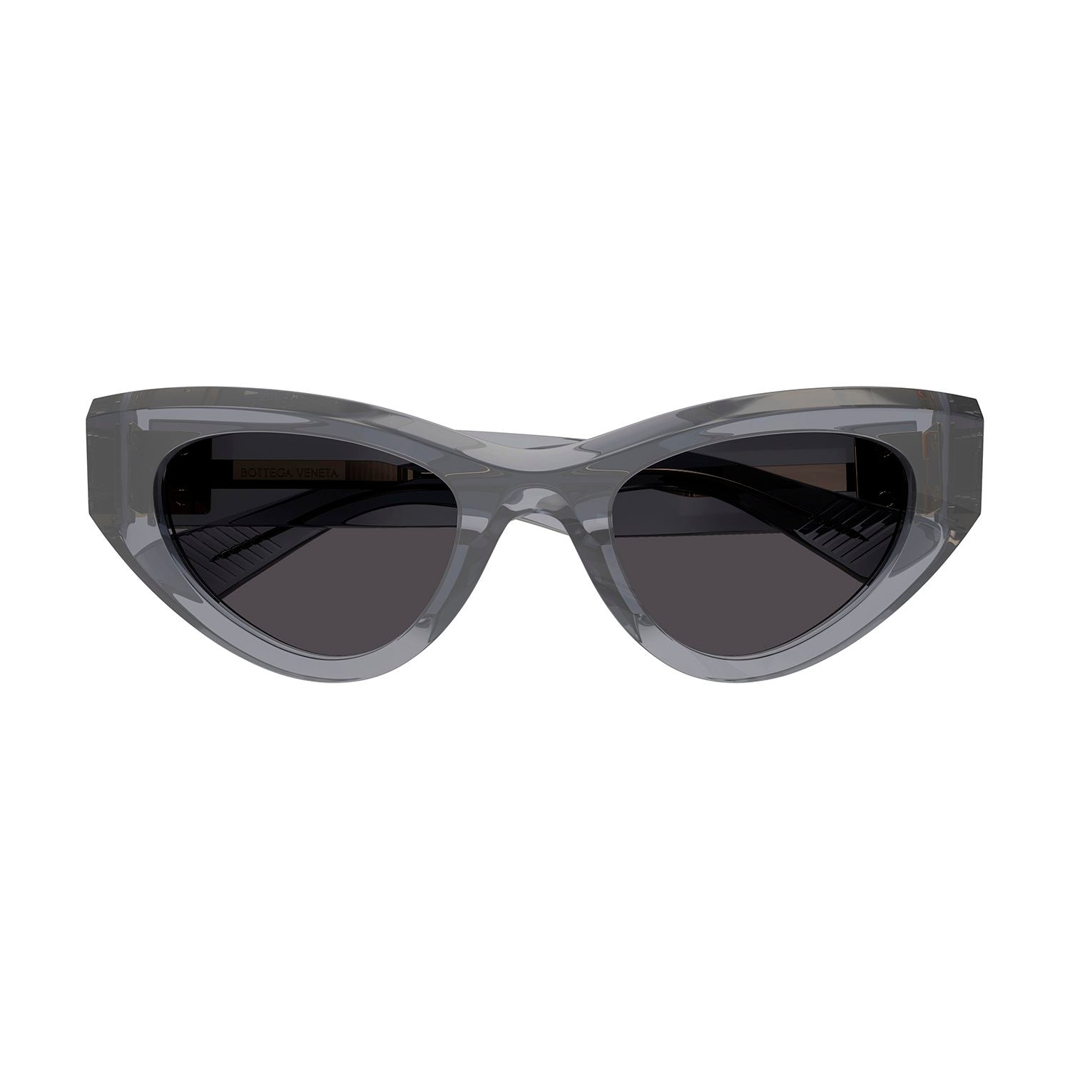 BV1142S Grey acetate Sunglasses - Shiny Transparent Grey