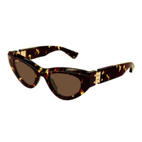 BV1142S Havana acetate Sunglasses - Shiny Spotted Havana