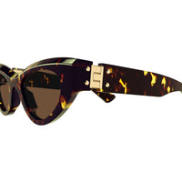 BV1142S Havana acetate Sunglasses - Shiny Spotted Havana