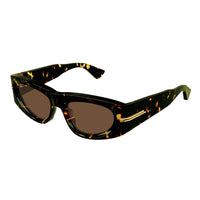 BV1144S Havana acetate Sunglasses - Shiny Spotted Havana