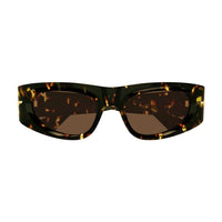 BV1144S Havana acetate Sunglasses - Shiny Spotted Havana