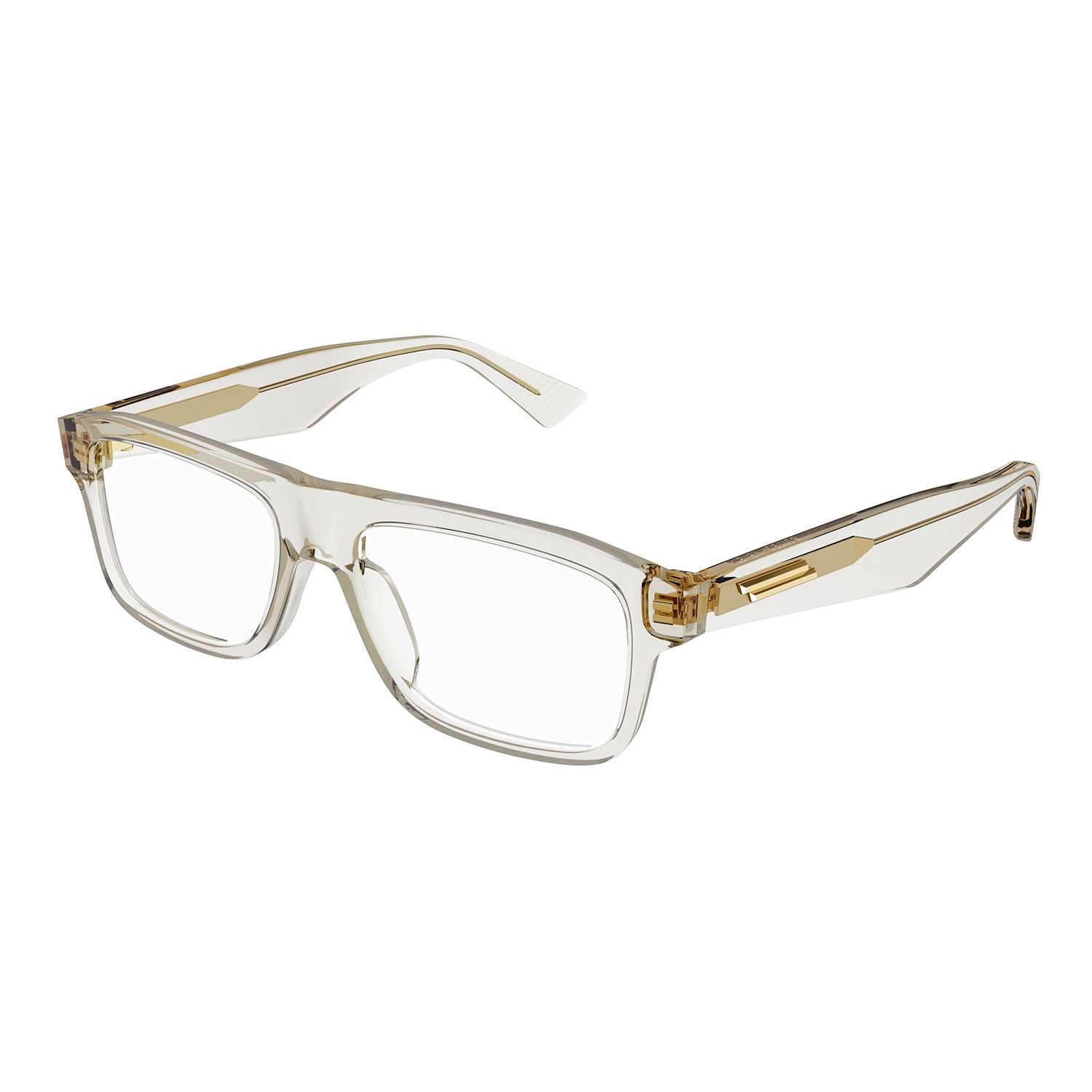 BV1156O Beige acetate Optical Frames - Shiny Transparent Beige