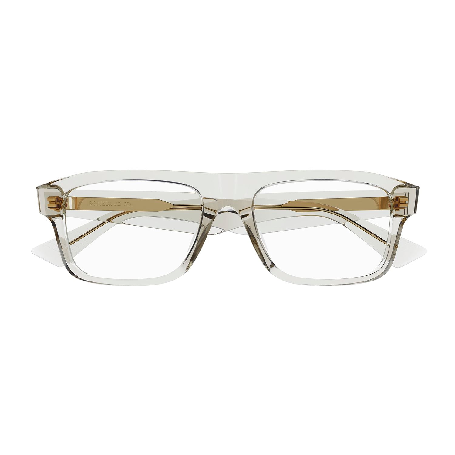 BV1156O Beige acetate Optical Frames - Shiny Transparent Beige