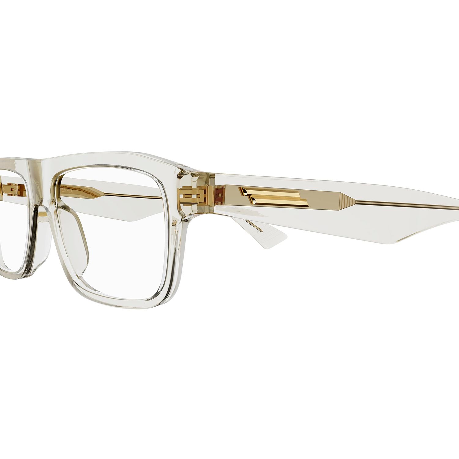BV1156O Beige acetate Optical Frames - Shiny Transparent Beige
