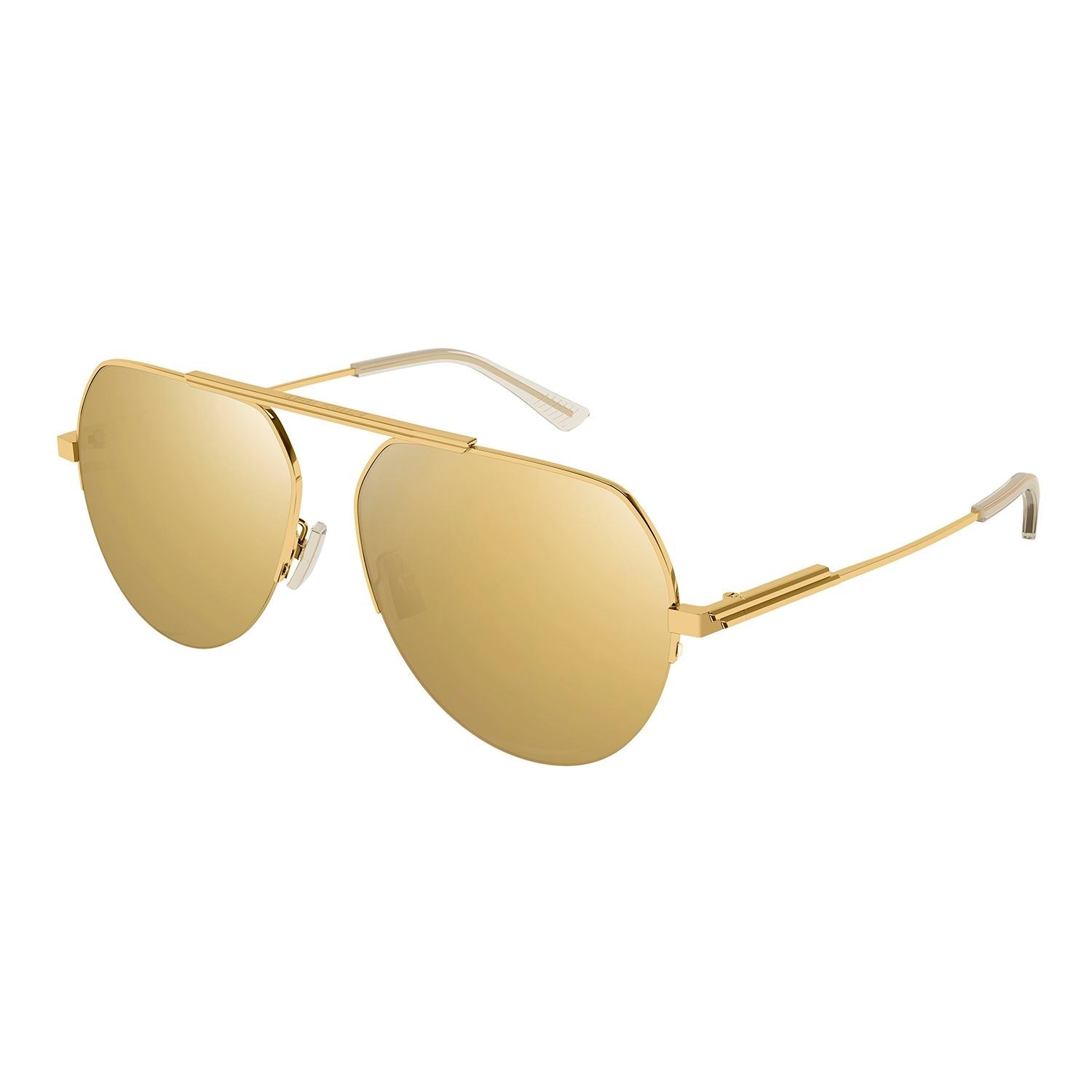 BV1150S Gold metal Sunglasses - Shiny Gold