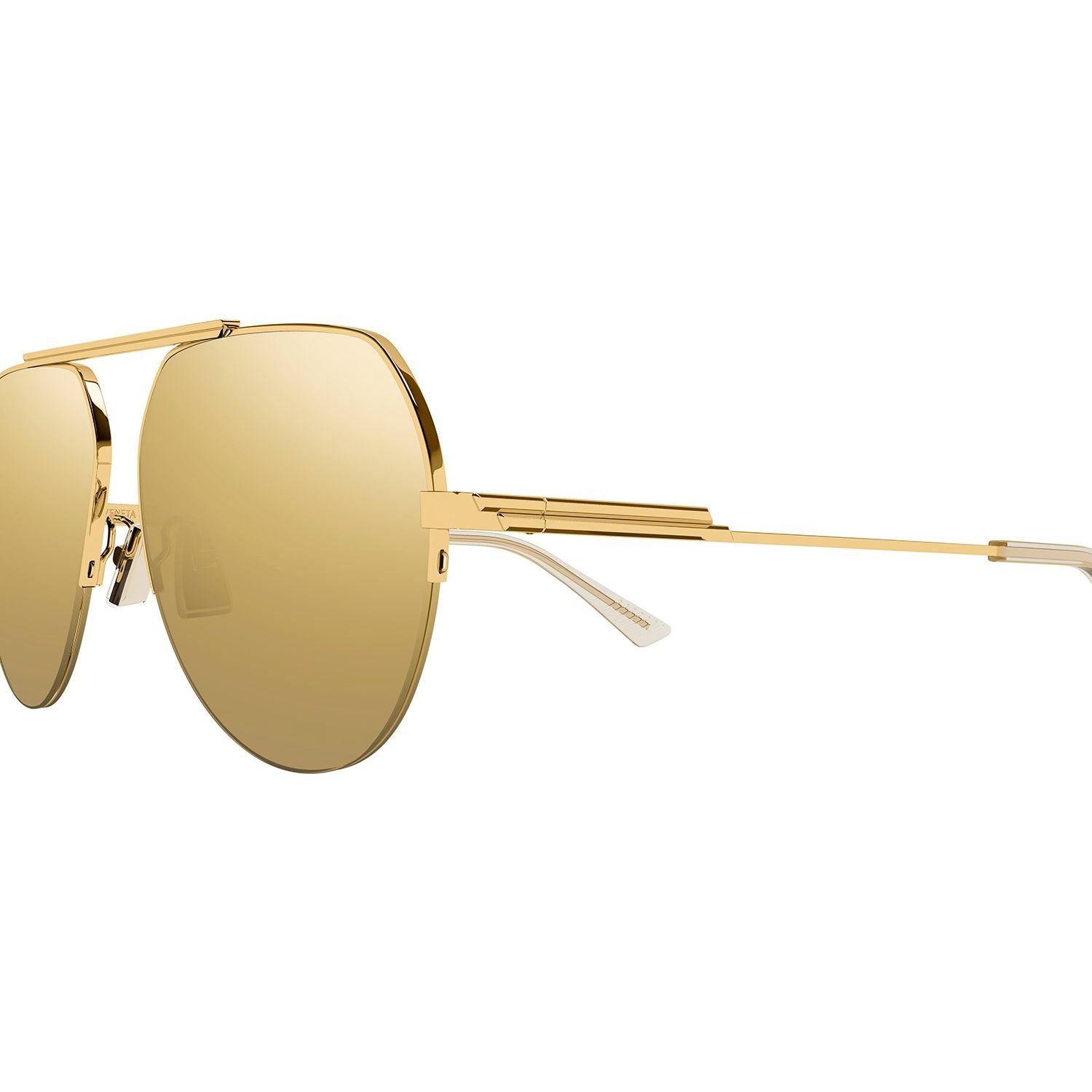BV1150S Gold metal Sunglasses - Shiny Gold