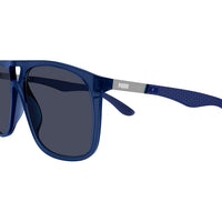 PE0183S Blue injection Sunglasses - Matte Solid Blue