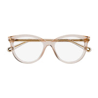 CH0117O Pink bio acetate Optical Frames - Shiny Transparent Light Pink