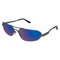 BB0227S Ruthenium metal Sunglasses - Shiny Dark Ruthenium