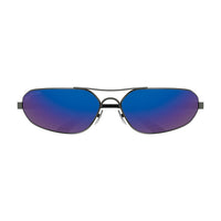 BB0227S Ruthenium metal Sunglasses - Shiny Dark Ruthenium