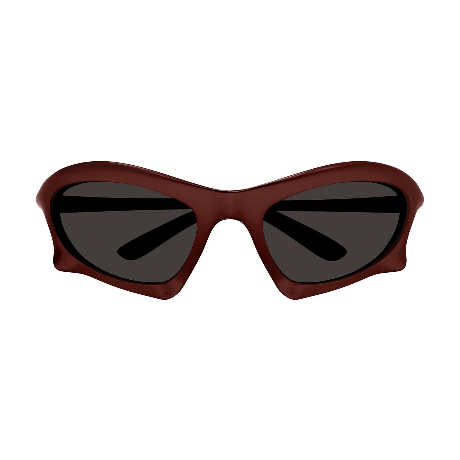BB0229S Burgundy bio injection Sunglasses - Shiny Solid Metallic Burgundy