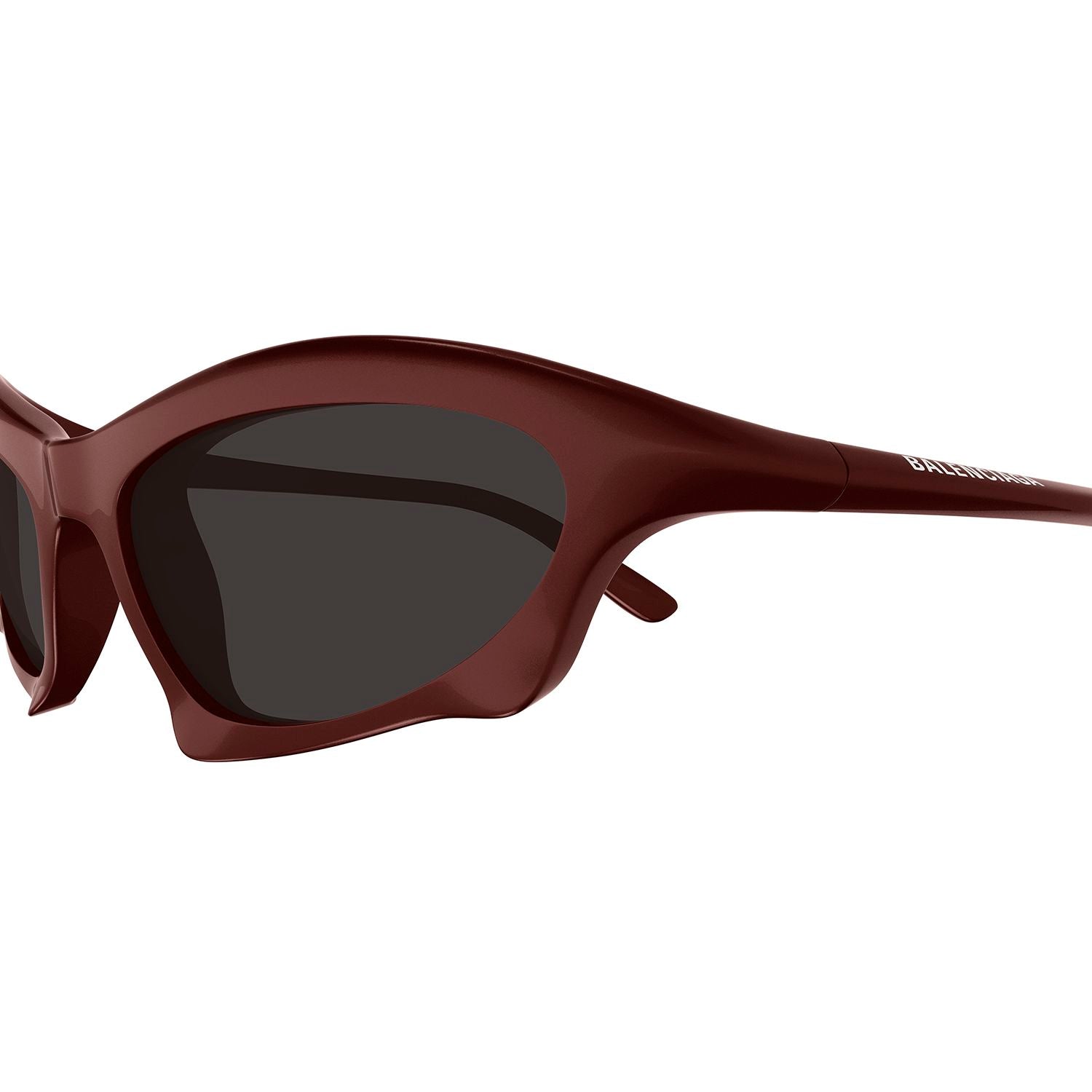 BB0229S Burgundy bio injection Sunglasses - Shiny Solid Metallic Burgundy