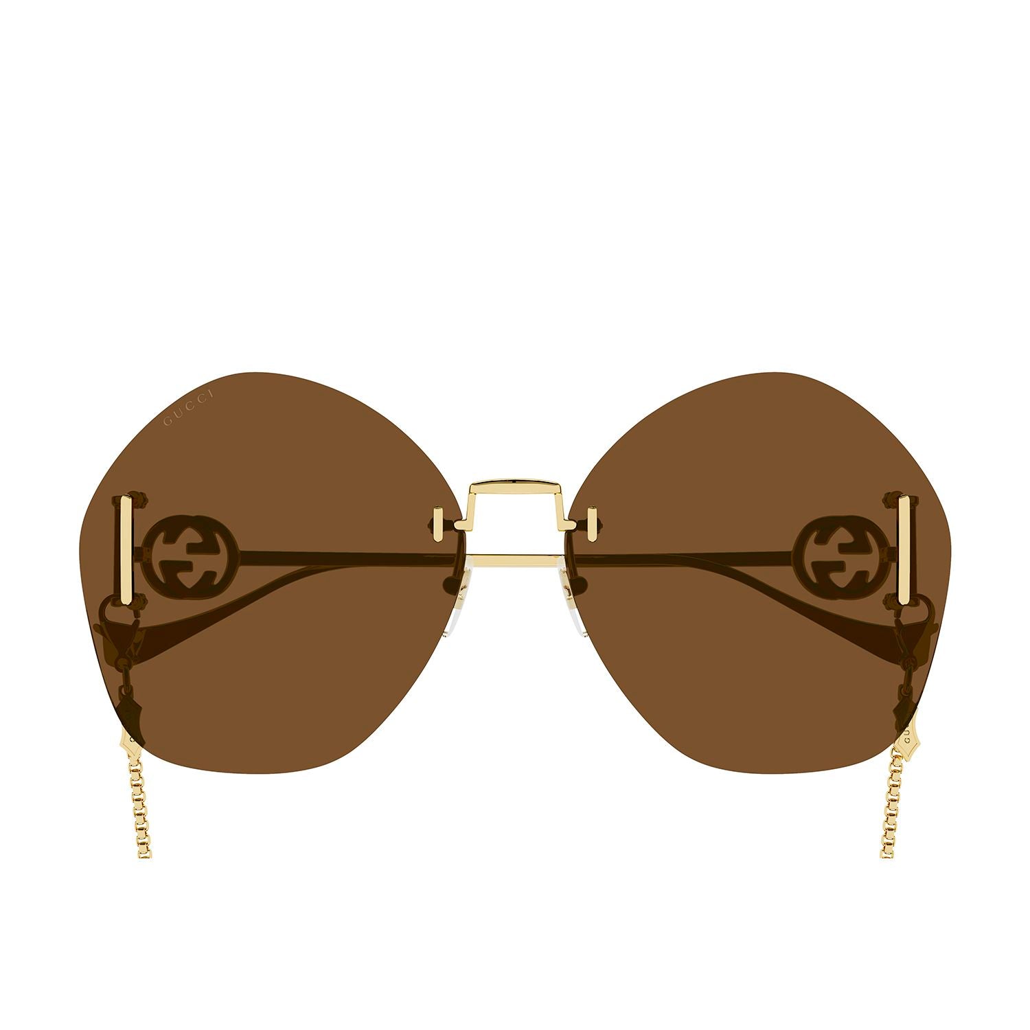 GG1203S Gold metal Sunglasses - Shiny Endura Gold