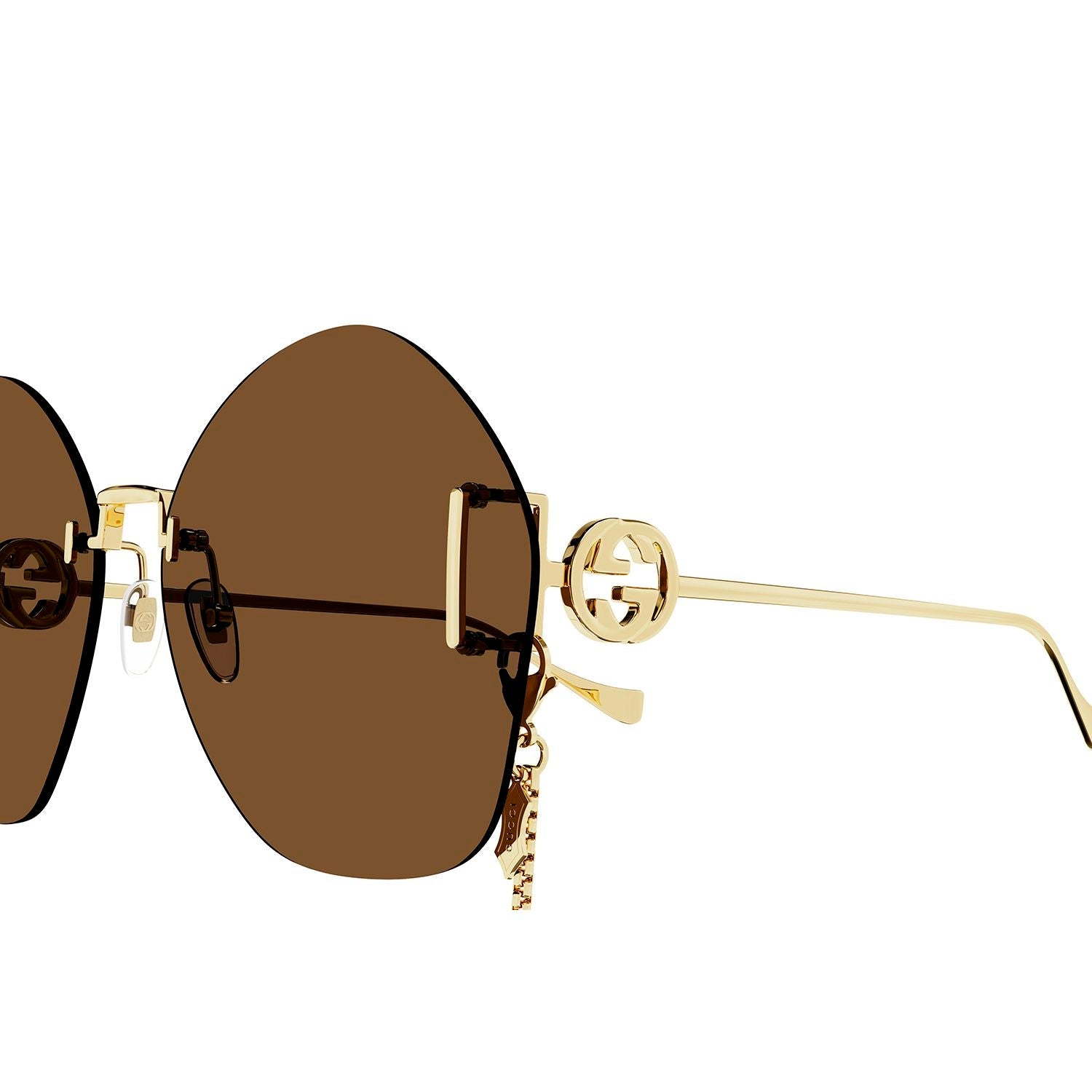 GG1203S Gold metal Sunglasses - Shiny Endura Gold