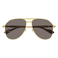 GG1220S Gold metal Sunglasses - Shiny Yellow Gold