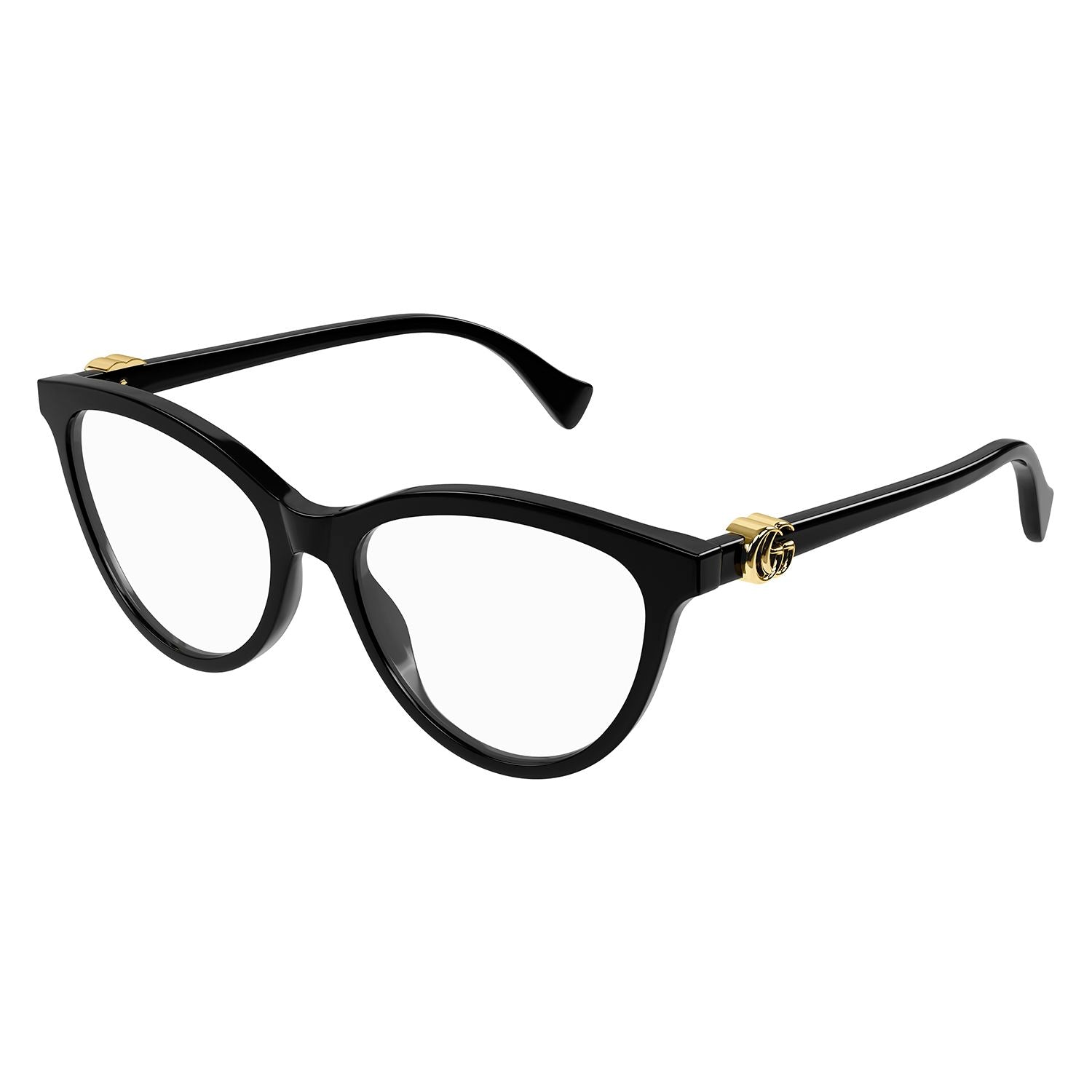 GG1179O Black recycled acetate Optical Frames - Shiny Solid Black