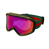 GG1210S Green injection Sunglasses - Shiny Dark Green