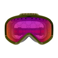 GG1210S Green injection Sunglasses - Shiny Dark Green