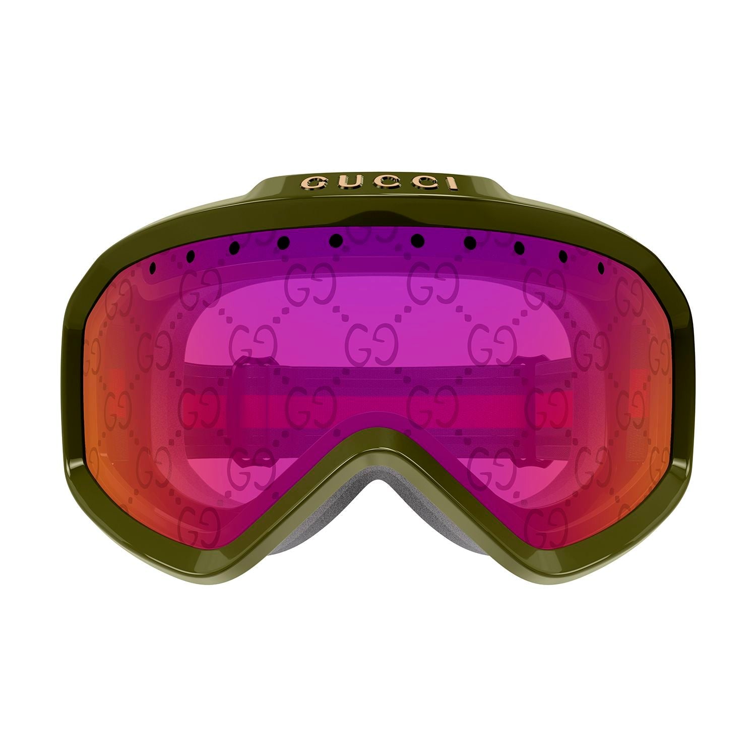 GG1210S Green injection Sunglasses - Shiny Dark Green