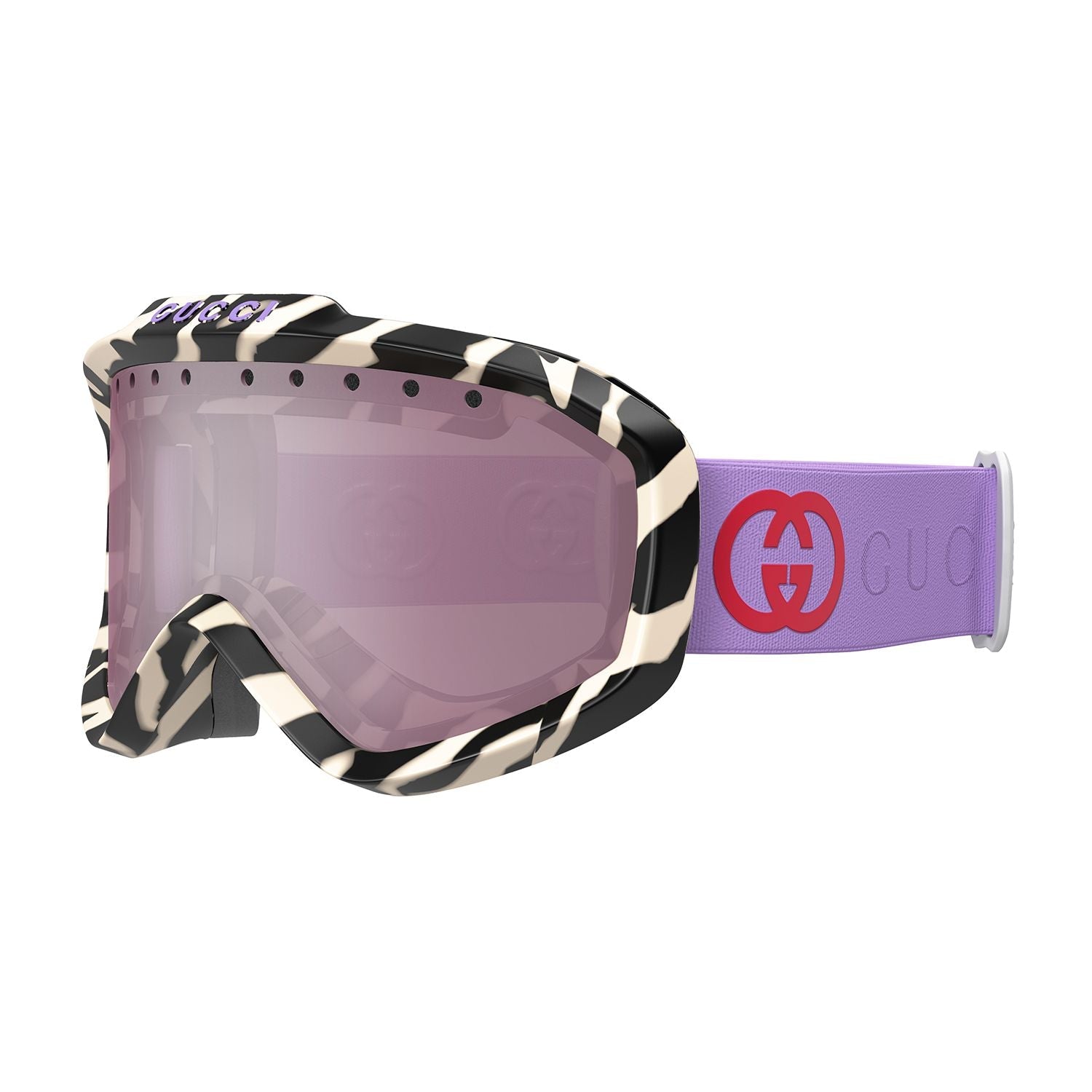 GG1210S Ivory injection Sunglasses - Shiny Water & Zebra Black & Ivory