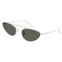 SL 538 Silver metal Sunglasses - Shiny Silver