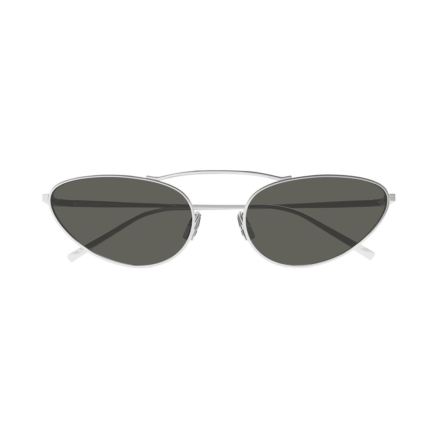SL 538 Silver metal Sunglasses - Shiny Silver