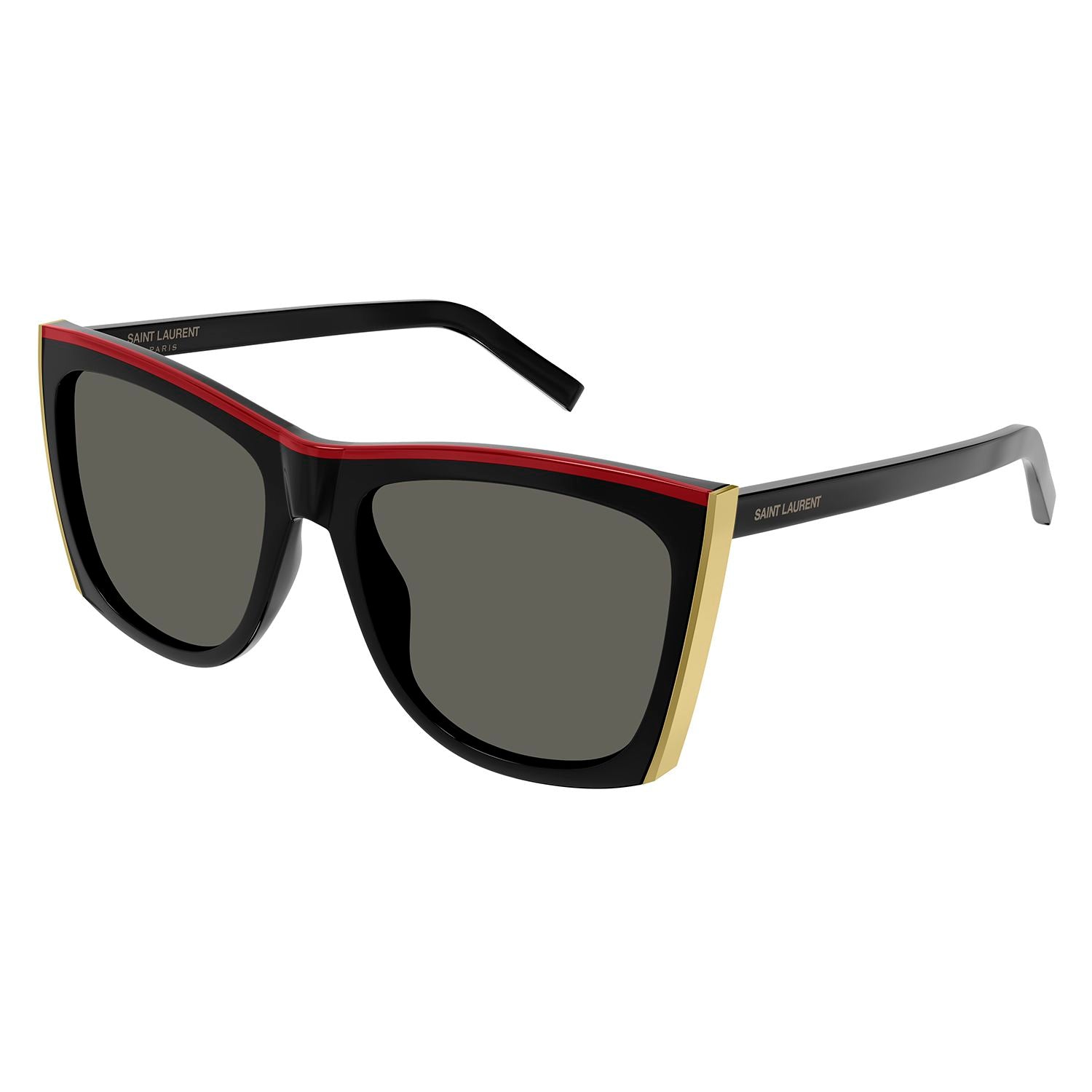 SL 539 Paloma Black recycled acetate Sunglasses - Shiny Solid Black