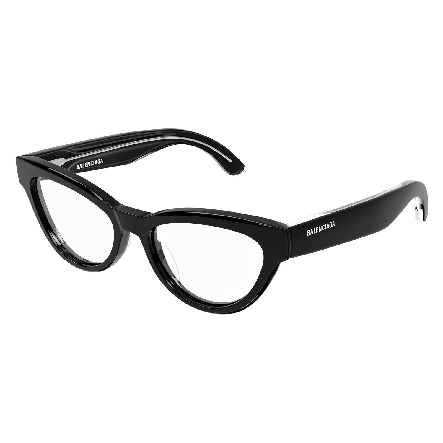 BB0241O Black acetate Optical Frames - Shiny Black