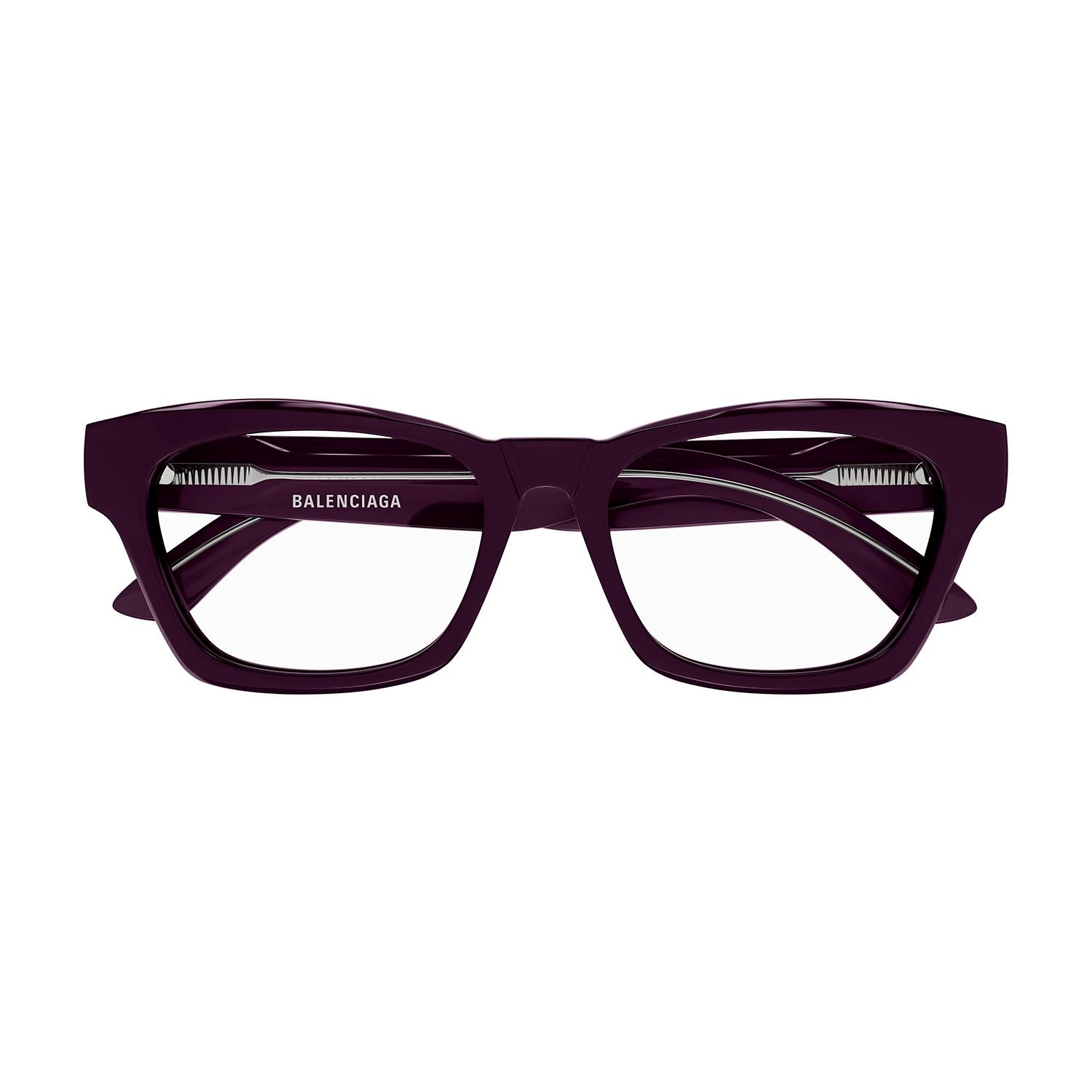 BB0242O Violet recycled acetate Optical Frames - Shiny Solid Dark Purple