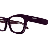 BB0242O Violet recycled acetate Optical Frames - Shiny Solid Dark Purple