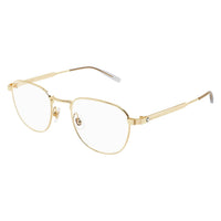 MB0230O Gold metal Optical Frames - Shiny Light Gold