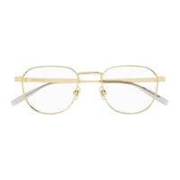 MB0230O Gold metal Optical Frames - Shiny Light Gold