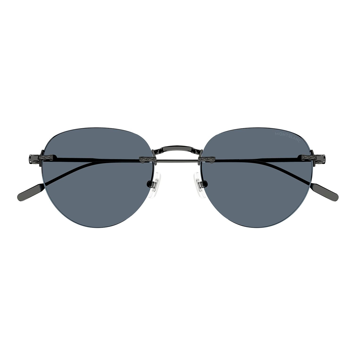 MB0239S Ruthenium metal Sunglasses - Shiny Dark Ruthenium