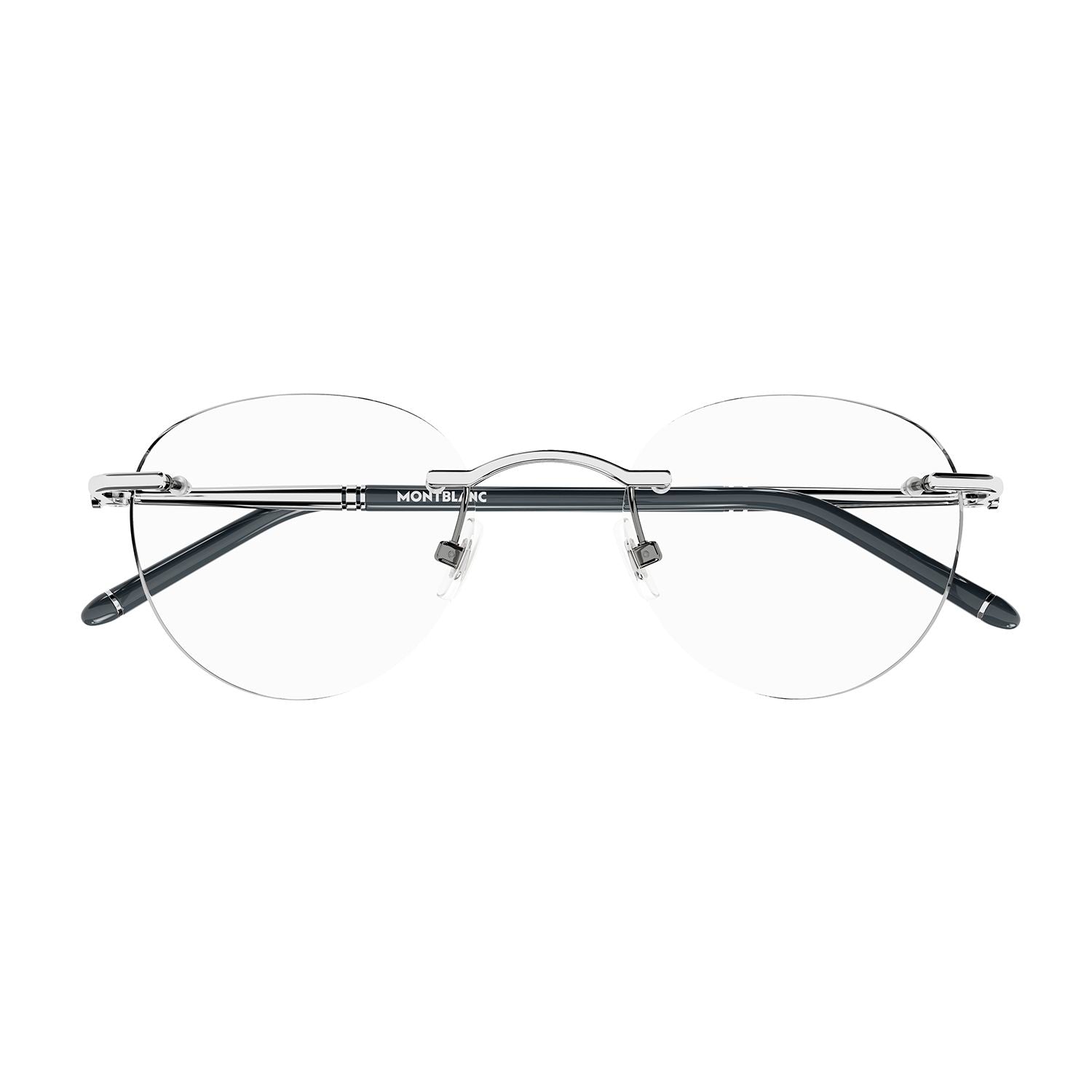 MB0244O Silver metal Optical Frames - Shiny Silver