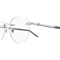 MB0244O Silver metal Optical Frames - Shiny Silver