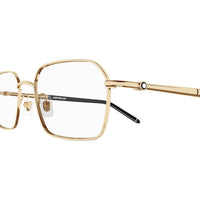MB0245O Gold metal Optical Frames - Shiny Light Gold