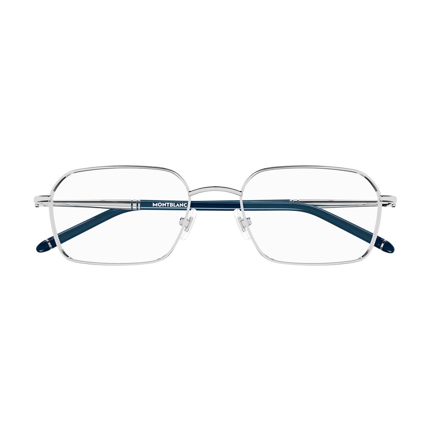 MB0245O Silver metal Optical Frames - Shiny Silver