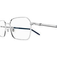 MB0245O Silver metal Optical Frames - Shiny Silver