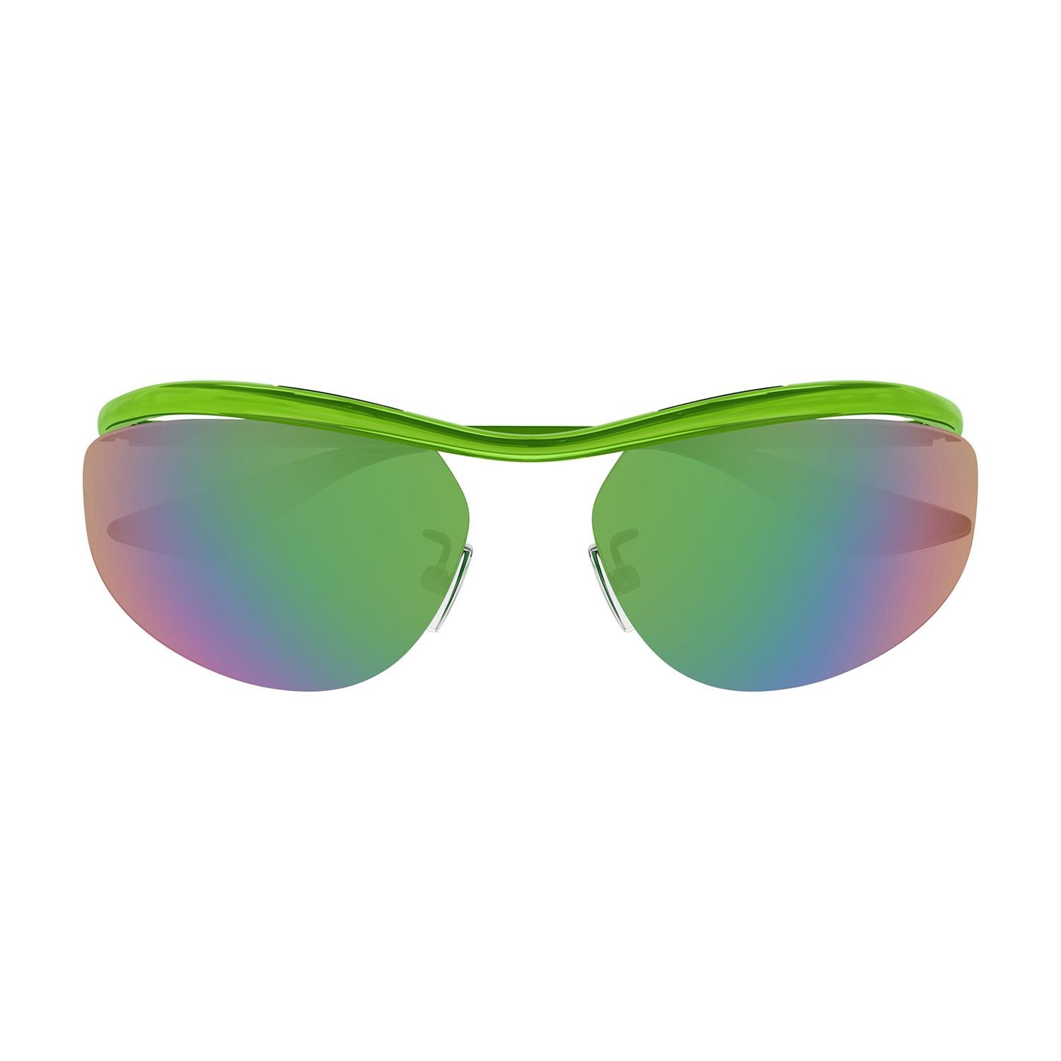BV1174S Green metal Sunglasses - Varnished Green