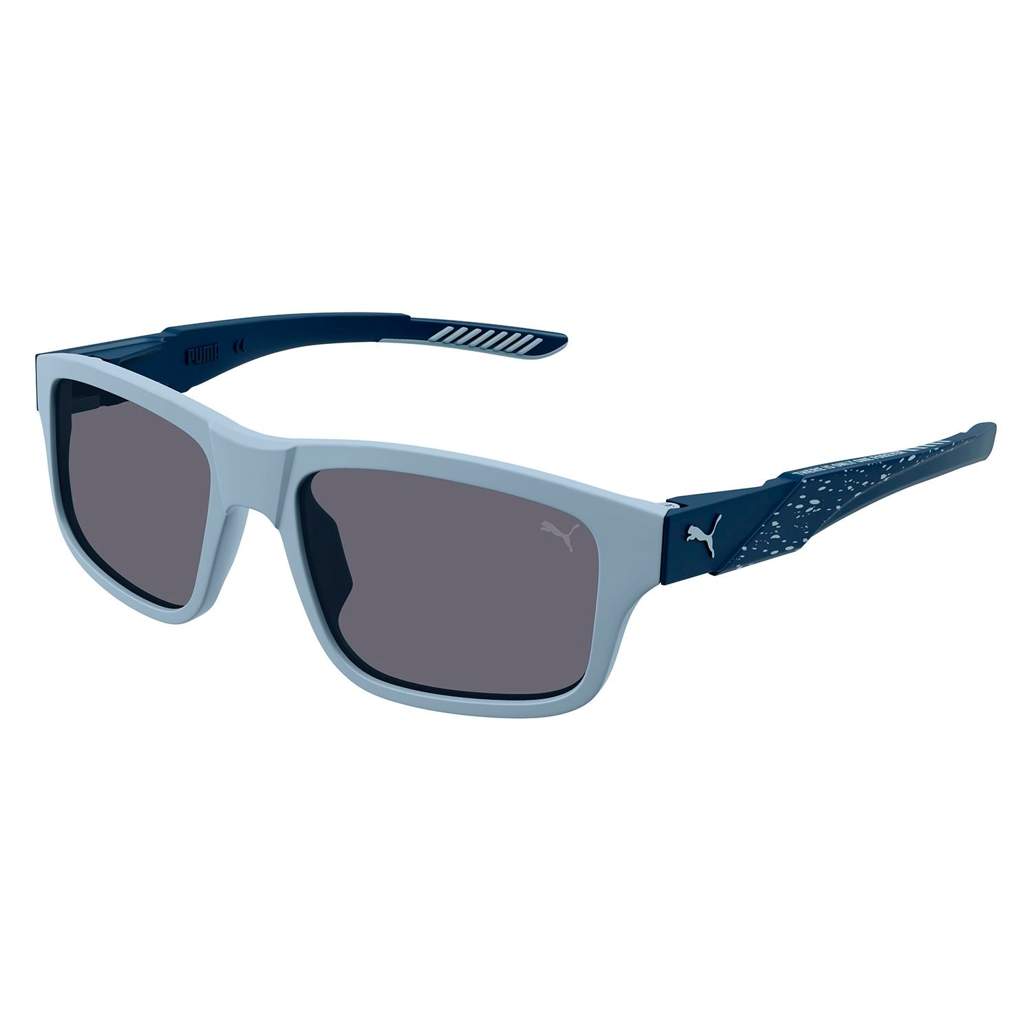 PU0396S Grey recycled injection Sunglasses - Matte Solid Platinum Grey