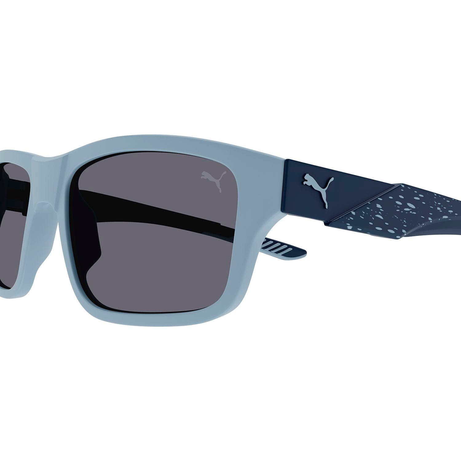 PU0396S Grey recycled injection Sunglasses - Matte Solid Platinum Grey