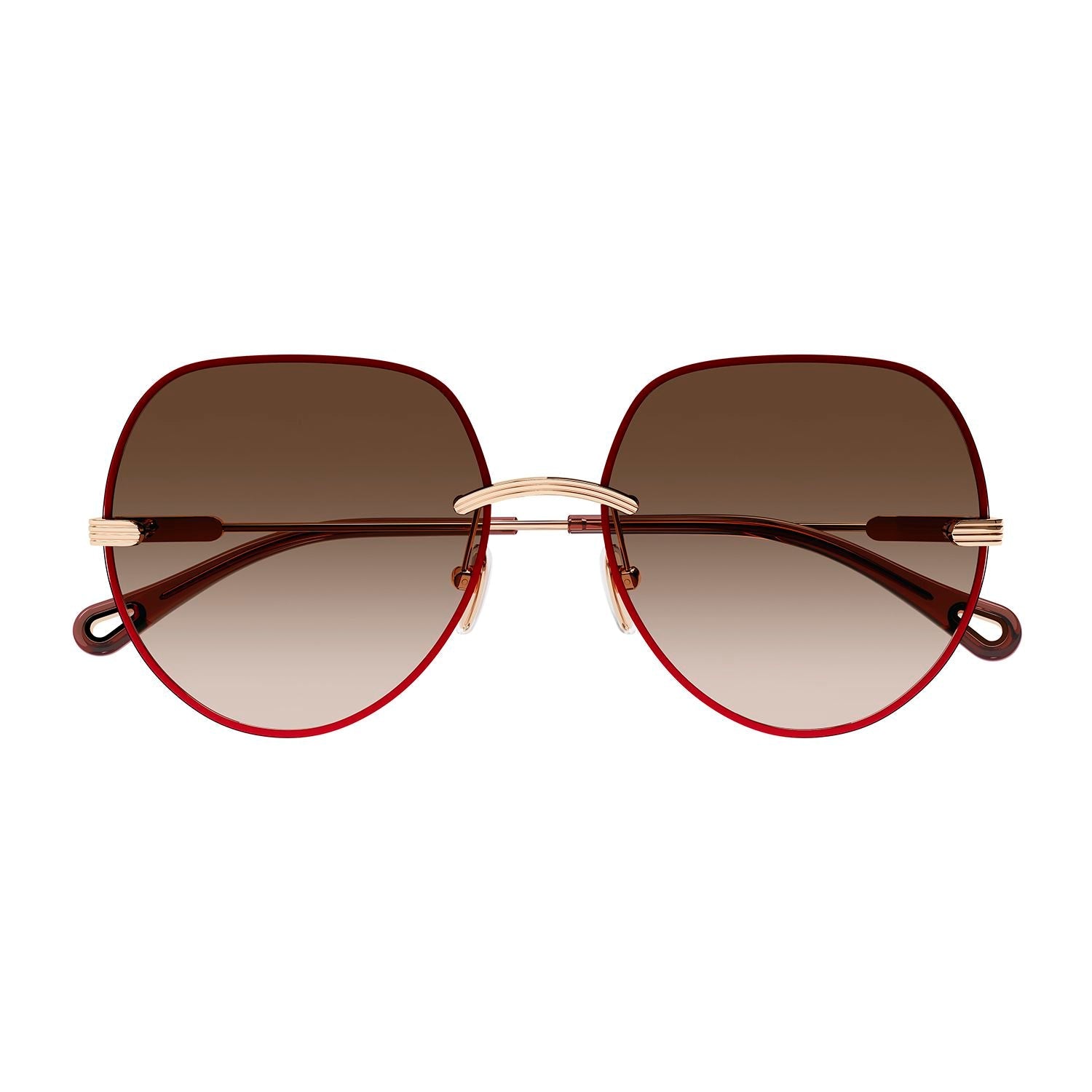 CH0135S Gold metal Sunglasses - Shiny Rose Gold