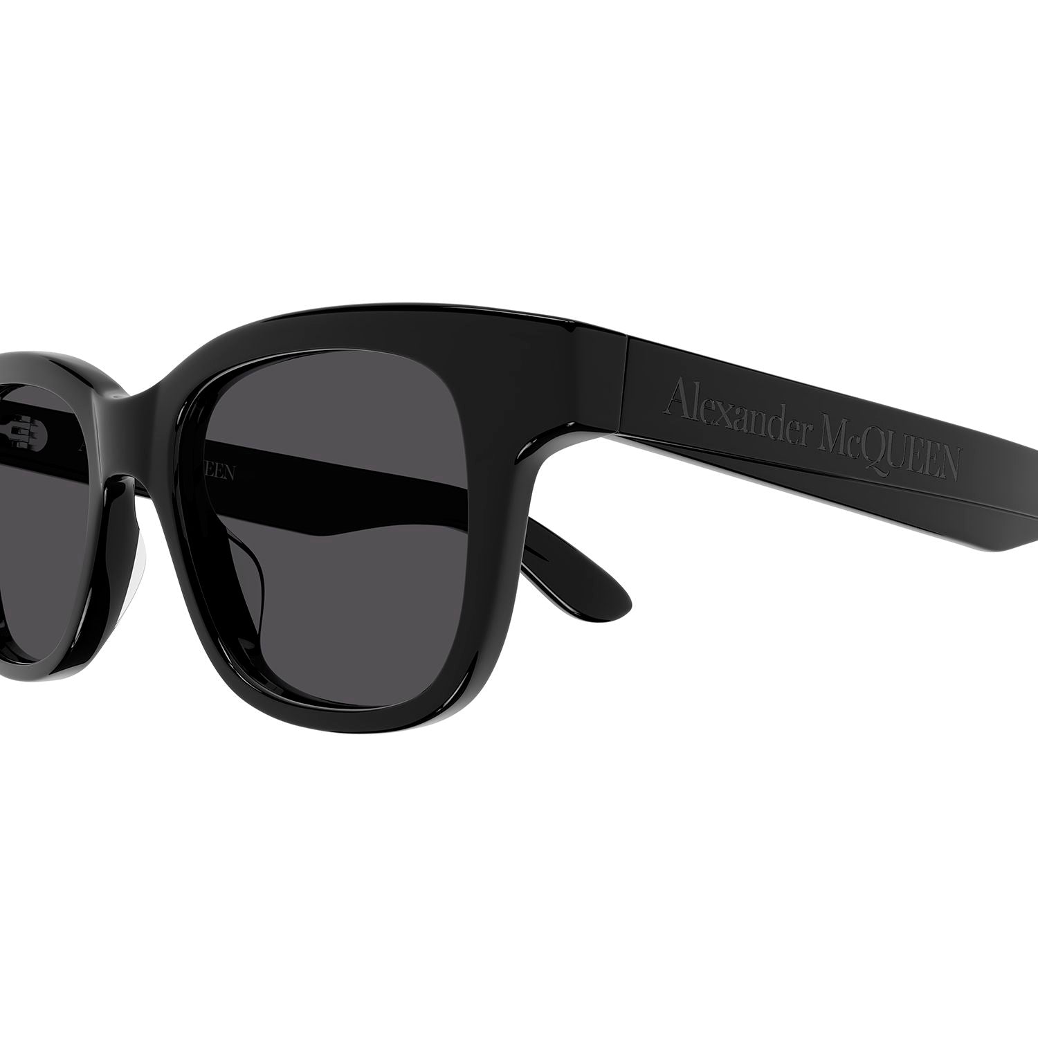 AM0382S Black acetate Sunglasses - Shiny Black
