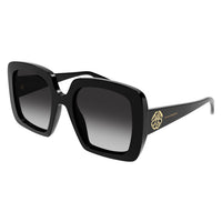 AM0378S Black recycled acetate Sunglasses - Shiny Solid Black