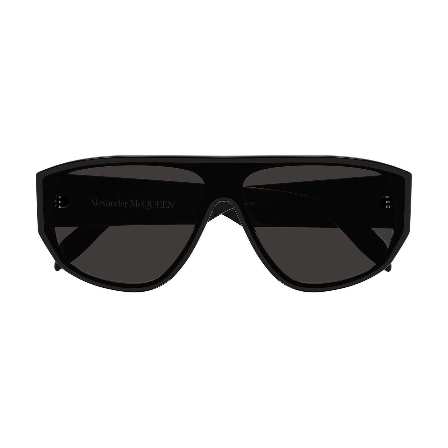 AM0386S Black recycled acetate Sunglasses - Shiny Solid Black