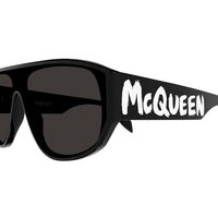 AM0386S Black recycled acetate Sunglasses - Shiny Solid Black