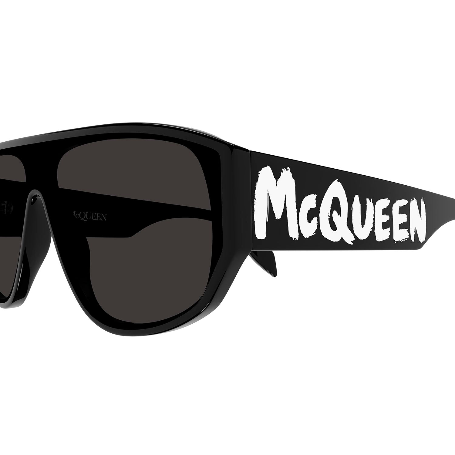 AM0386S Black recycled acetate Sunglasses - Shiny Solid Black