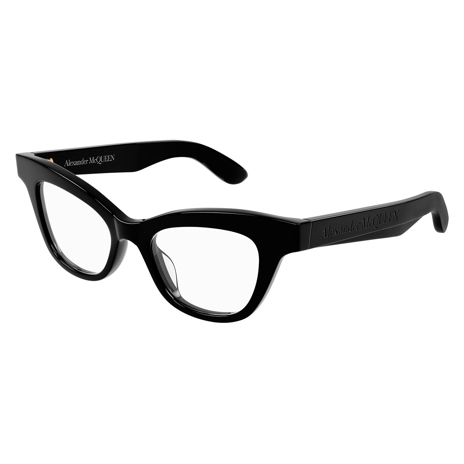 AM0381O Black acetate Optical Frames - Shiny Black