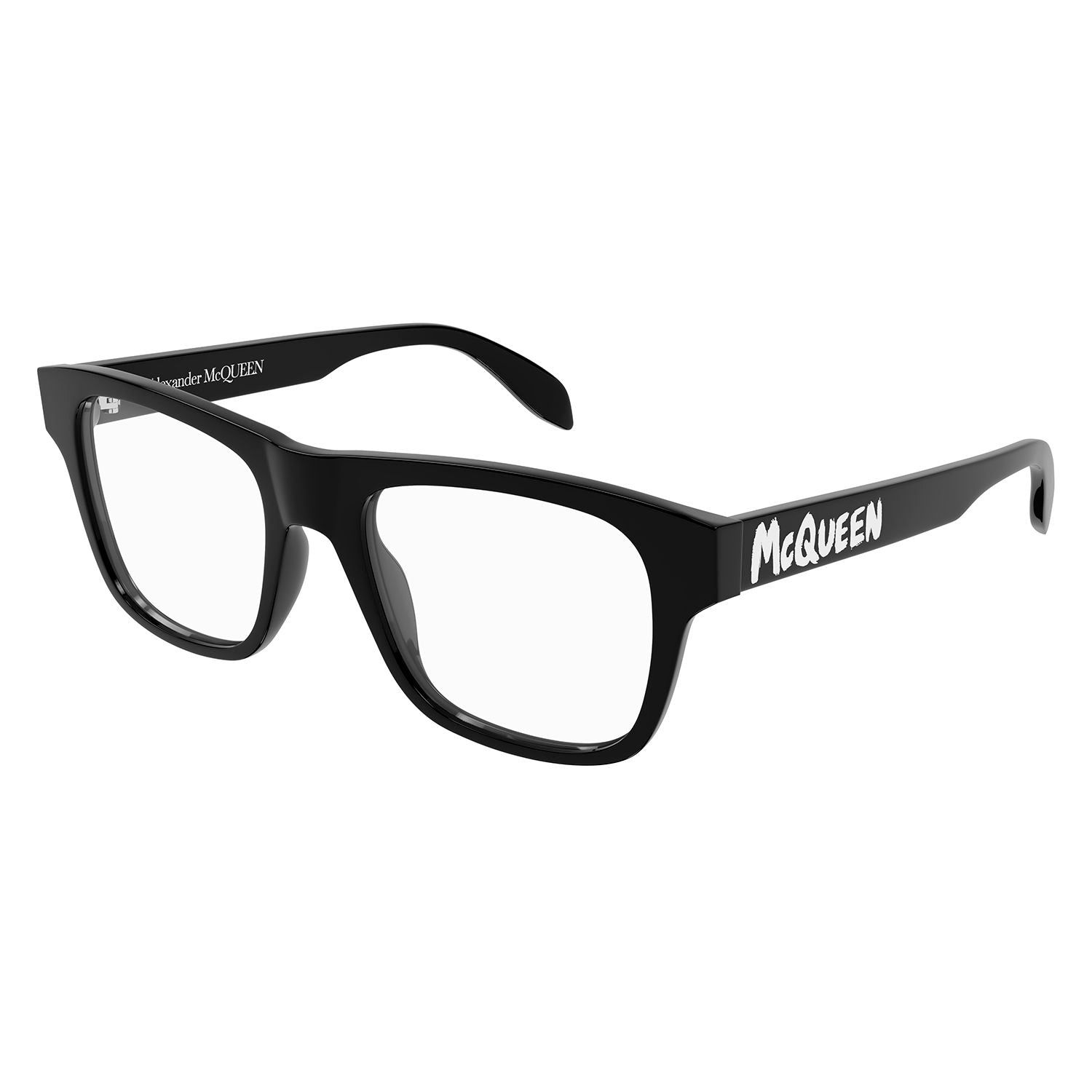 AM0389O Black acetate Optical Frames - Shiny Black